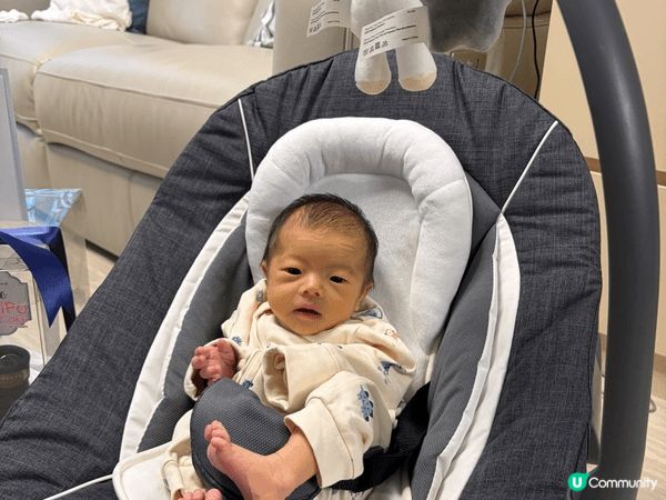 BB啱啱出世冇耐，仲適應緊生活，但腳仔已經開始有力，識踢腳！...