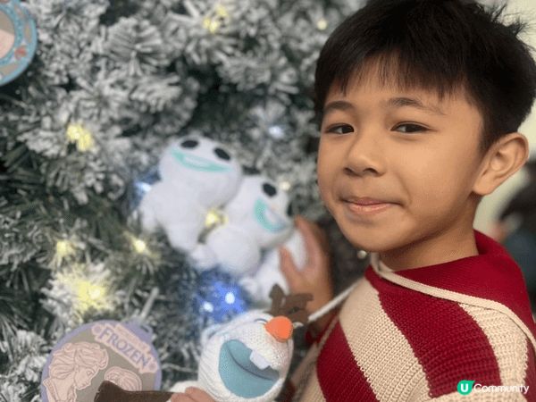 與小朋友到今年海港城的Disney Christmas 打卡...
