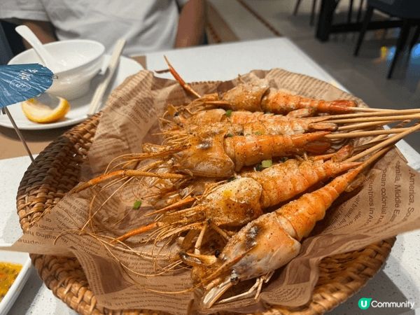 79漁船出名多野食，羅氏蝦燒得剛剛好,超多膏