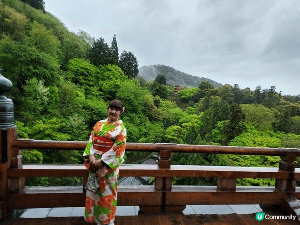 大阪清水寺和服照，雖然當天落雨，天氣不隱，但都冇影響心情