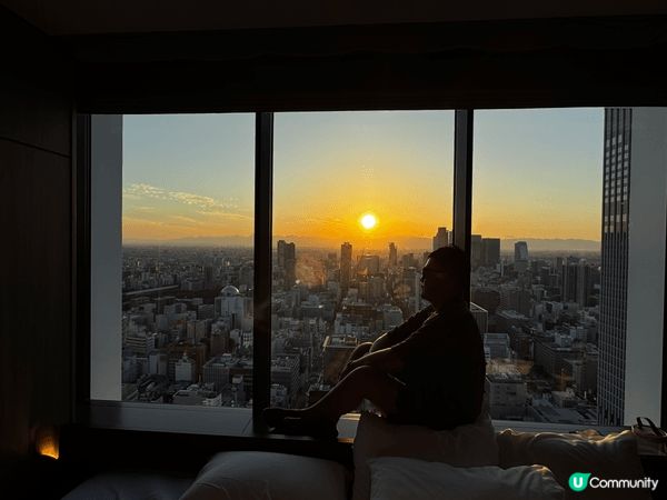 第一次黎名古屋，入住間酒店可以擁抱日落