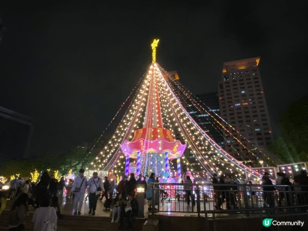 台北宏匯廣場、耶誕城、凱悅嘉軒酒店聖誕裝飾