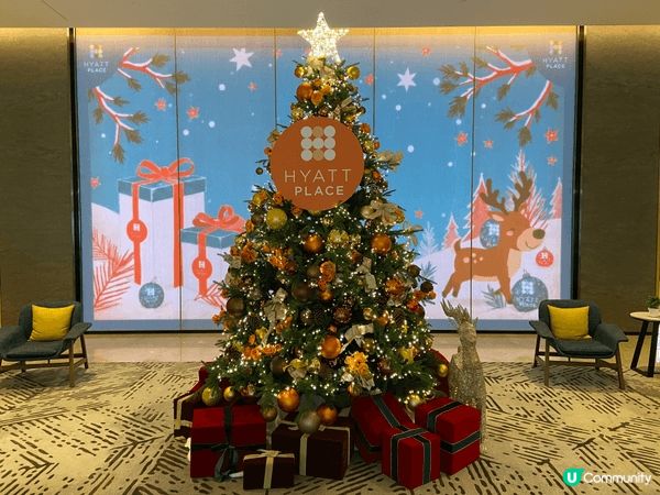 台北宏匯廣場、耶誕城、凱悅嘉軒酒店聖誕裝飾