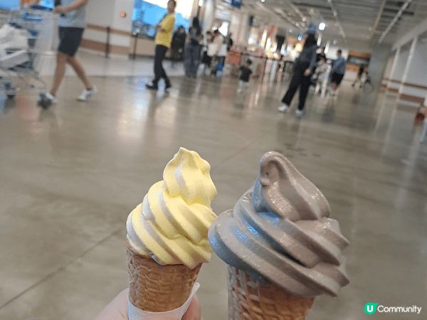 桃園宜家霜淇淋限定仙草口味！約5元港纸就吃到！好抵好特別！有...