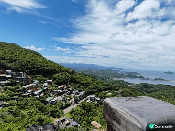台灣九份陰陽海。