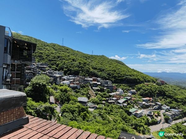 台灣九份陰陽海。