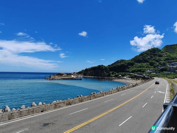 台灣九份陰陽海。
