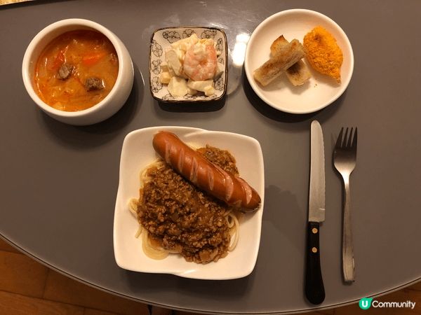第一張 自家隨意煮西餐、第二張時代廣場日式美食、第三張深水埗...