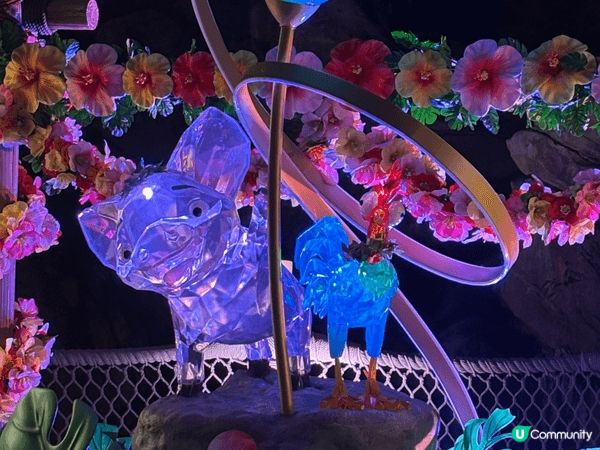 迪士尼聖誕氣氛真係勁正，朝早有公主跳舞，夜晚有聖誕樹同無人機...