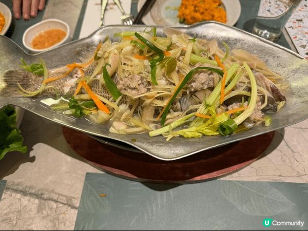 西九M+高級精緻中菜館。那裡的美景、美食和美妙的音響十分吸引...