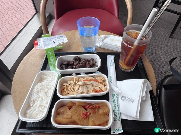 Pacific coffee shop 健康餐，有飯有餸有蔬...