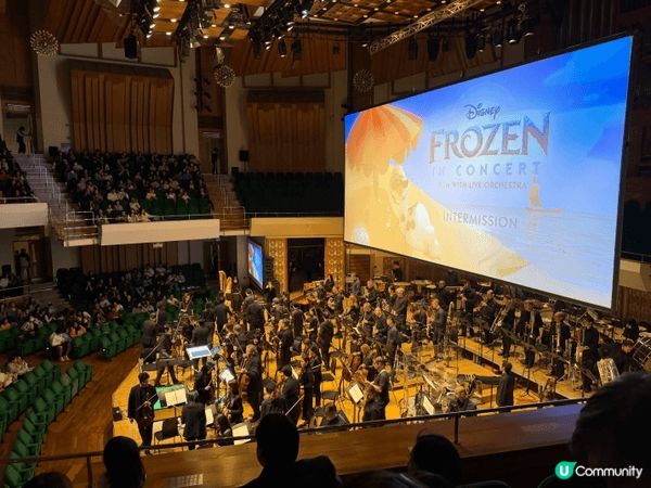 魔雪奇緣電影音樂會🎵 有Hong Kong Phil 的現場...