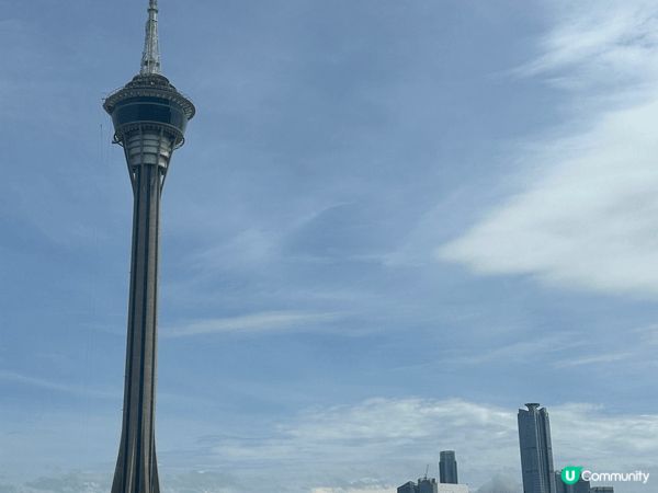 去澳門旅遊觀光塔食下午茶，夜晚睇張學友演唱會。難忘嘅旅程。