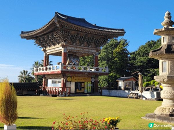 韓國濟州島寺廟，同中國類型相似， 但又有些不同 ，感覺仍然很...