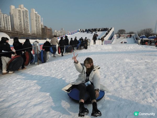 纛島漢江公園一雪橇場