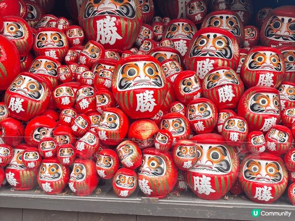 日本大阪勝尾寺，達摩神社，咁啱12月頭去仲有少量紅葉，達摩好...