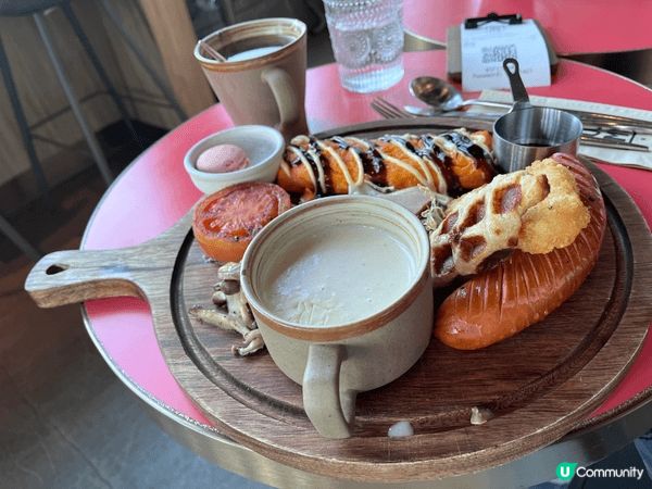 想吃得豐富D，當然係吃All day breakfast，唔...