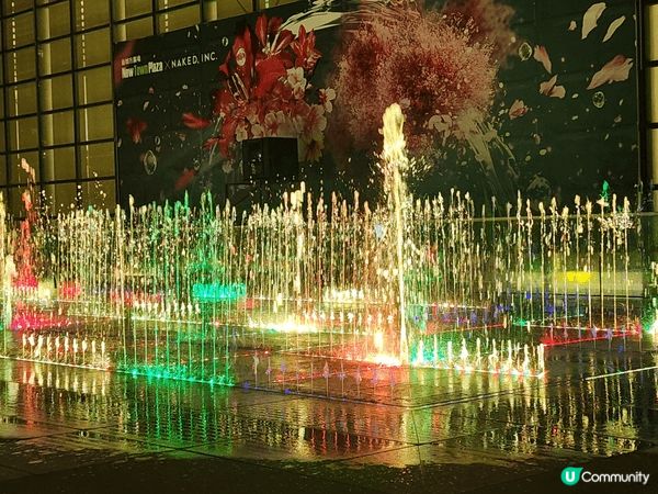 以上是沙田新城市廣場7樓的音樂噴泉,適合一家大細觀看