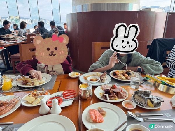 【九龍海逸君綽酒店自助餐】海景遼闊佐美食，豐盛琳琅滿目，滿足...