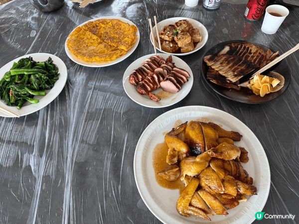 鹽田梓美食 ! 郊遊之後叉下電，各樣嘢都好好味！ 柴火雞最好...