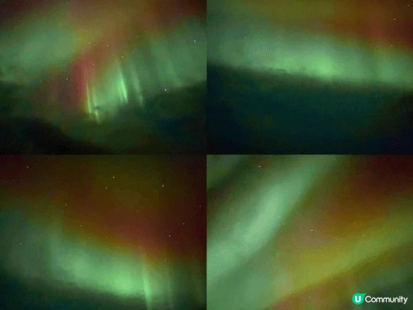 今次旅行去挪威洪寧斯沃格，真係超幸運睇到北極光，呈現橙色和綠...