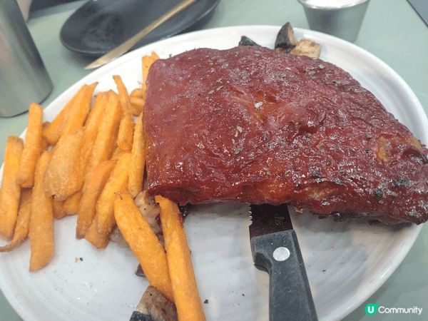 平時食西餐都好鐘意食 pork rib, 所以對質素有少少研...
