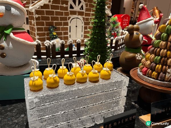 每年聖誕節都一定要去酒店食自助餐，因為甜品會有聖誕裝飾好多都...