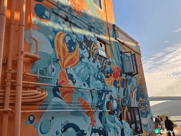 放假想放空可以到馬灣1868欣賞海岸漁村風景，又有特色caf...