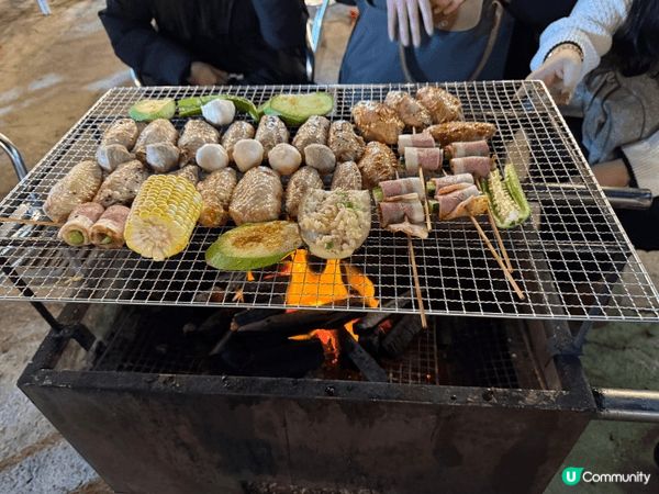 元朗隱世山莊燒烤場，食物豐富、選擇多，而且性價比高；環境好、...