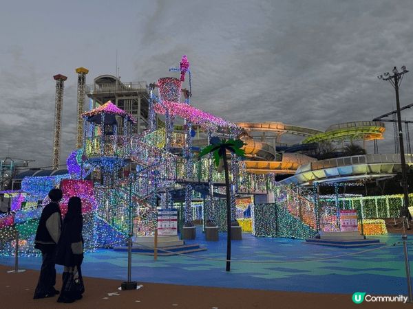 這個位於東京的「讀賣樂園」，樂園裡有40多種遊樂設施，各或各...