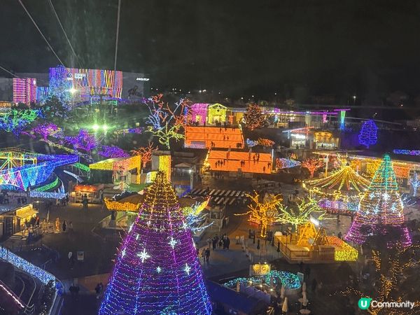 這個位於東京的「讀賣樂園」，樂園裡有40多種遊樂設施，各或各...
