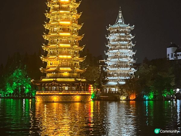 桂林美景，百看不厭，適合放鬆度都假。坐在江邊欣賞山水生一樂事...