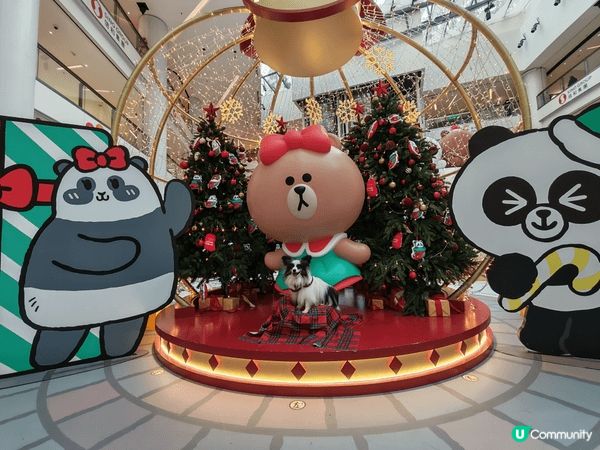 好開心去左奧海城LINE FRIENDS x Panda F...