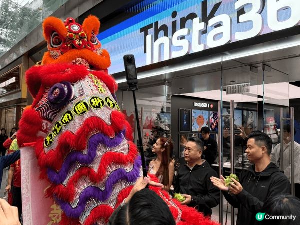 Insta360 銅鑼灣旗艦店聖誕日隆重開幕，請了名人陳凱琳...