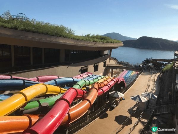 海洋公園水上樂園，刺激好玩清潔，好適合一家大細去玩呀