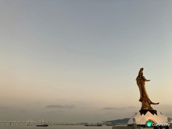 隨便在澳門碼頭走走一下羅馬建築的偉大以及觀音沿海的一些景色足...