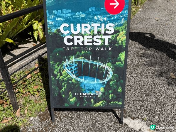 去檳城上升旗山，行生態公園，周圍有好多動物和植物。除了登山健...