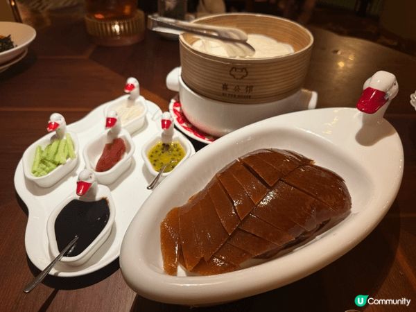 片皮鴨界嘅天花板🤤鴨皮脆口，鴨肉每啖都有柴火香，一試難忘😆其...