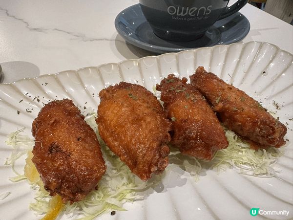 owens太子店午餐，適逄有身份証優惠，送小食和甜品，非常抵...