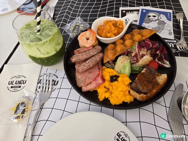 Uluru的食物賣相好靚，除咗可以瘋狂打咭之外，味道亦很好，...