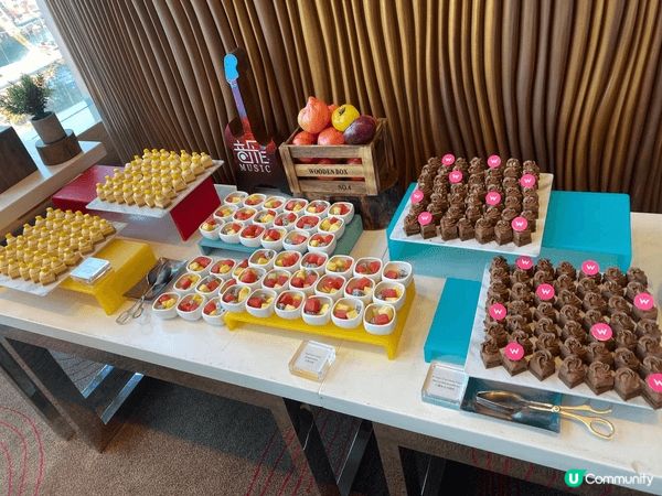 剛吃完W酒店自助餐,食物吾錯,甜品少糖,適合現在追求健康港人...