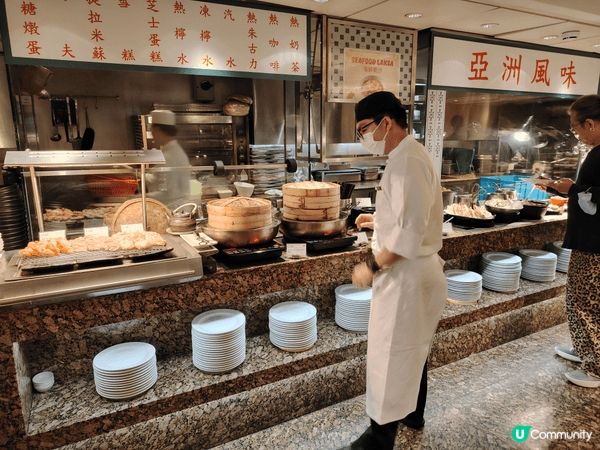 早排聖誕假期帶小朋友去左喜來登酒店食buffet 食物好多選...