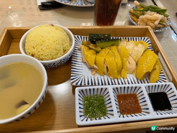 海南雞好出色，油飯好味，仲有小食鳳爪都好好食，價錢唔貴 。推...
