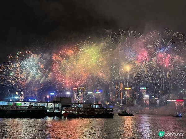 新年放煙花去海港城餐廳是好選擇，因為不怕被人迫到死死下，而且...