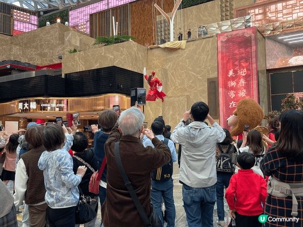 農曆新年喺澳門美獅美高梅打卡真係一流，佢哋個視博廣場夠曬氣派...