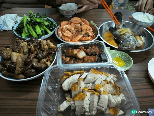 新年一家人在一起，用心煮，食得開心，家的味道，分享節日中快樂...