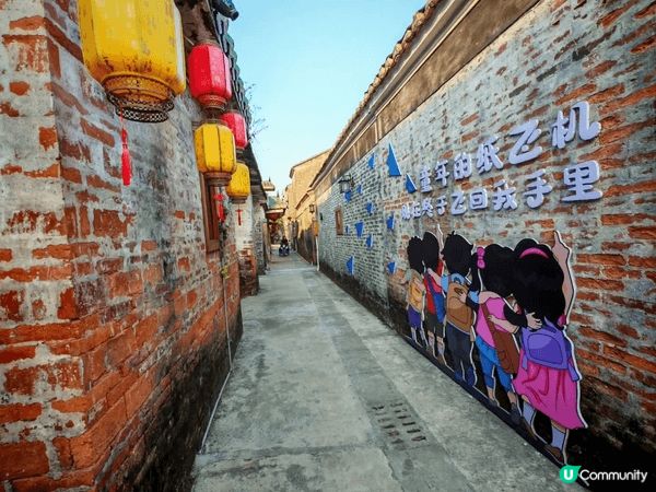 大大紅黃的燈籠，來準備迎接農曆新年，第一次來看見鄉村也這麼特...