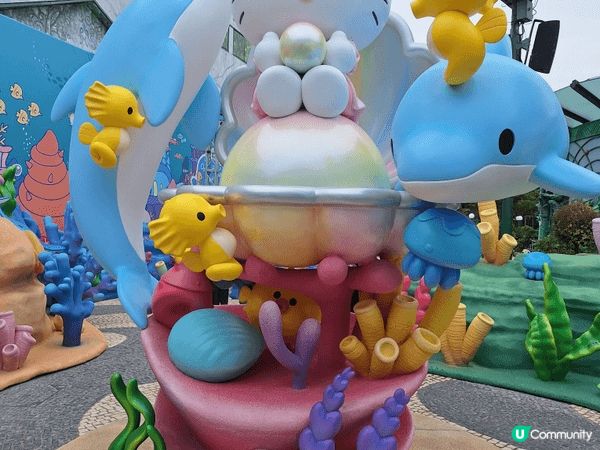 農曆新年可以去ocean park打卡, 今年有sanrio...