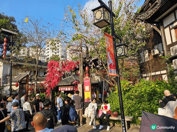 新年去咗深圳甘坑古鎮，人流眾多，氣氛好熱鬧。古鎮入面有好多新...