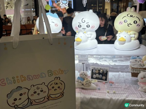 位於旺角新世紀的Chiikawa baby展，終於登陸